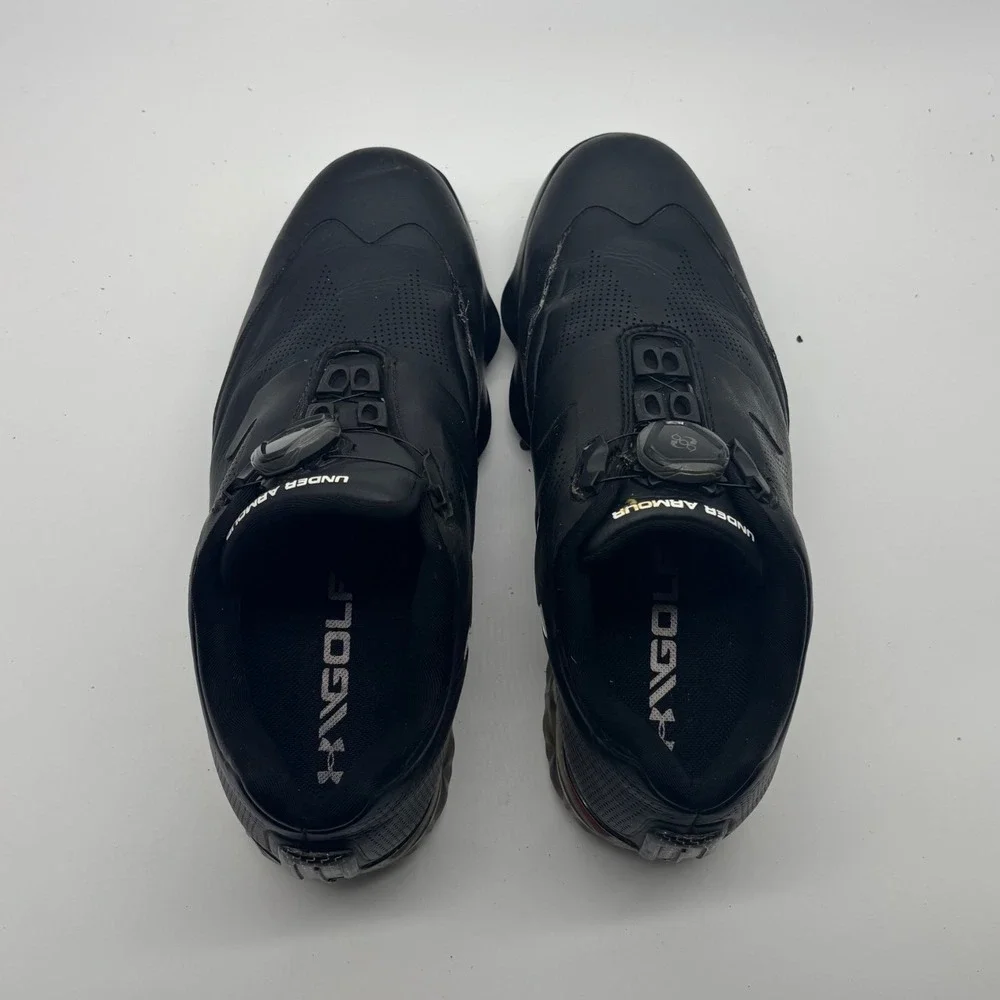 Under Armour Spieth One BOA Golf Shoes Black Spiked Mens 7